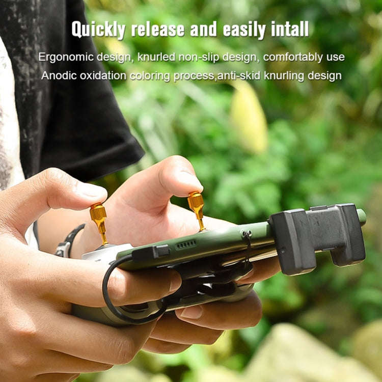 2 PCS STARTRC Drone Remote Control Retractable Adjustment Aluminum Alloy Rockers for DJI  Air 2S ...