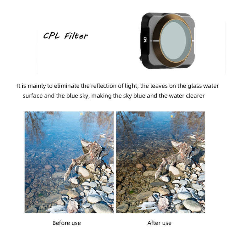 JSR Drone 3 in 1 CPL+ND8+ND16 Lens Filter for DJI MAVIC Air 2