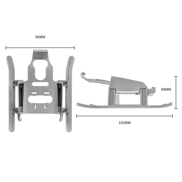 For DJI Mini 4 Pro STARTRC Folding Anti-fall Anti-dirt Heightened Landing Gear Training Rack (Grey)