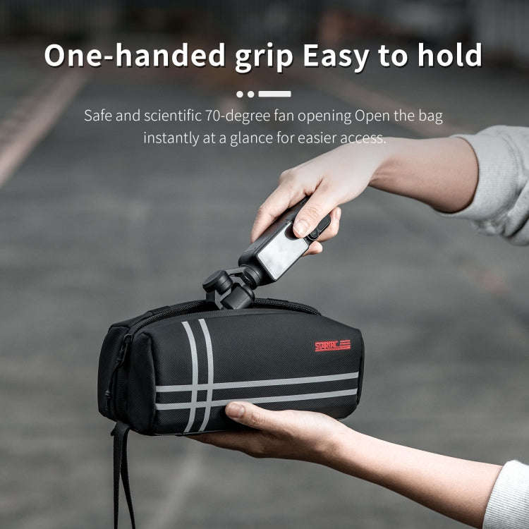 For DJI Osmo Pocket 3 STARTRC Portable Storage Bag with Hand Strap (Black)