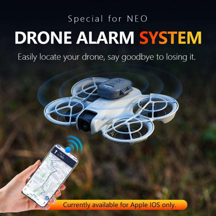 For DJI Neo STARTRC Drone Alarm Tracker (Grey)