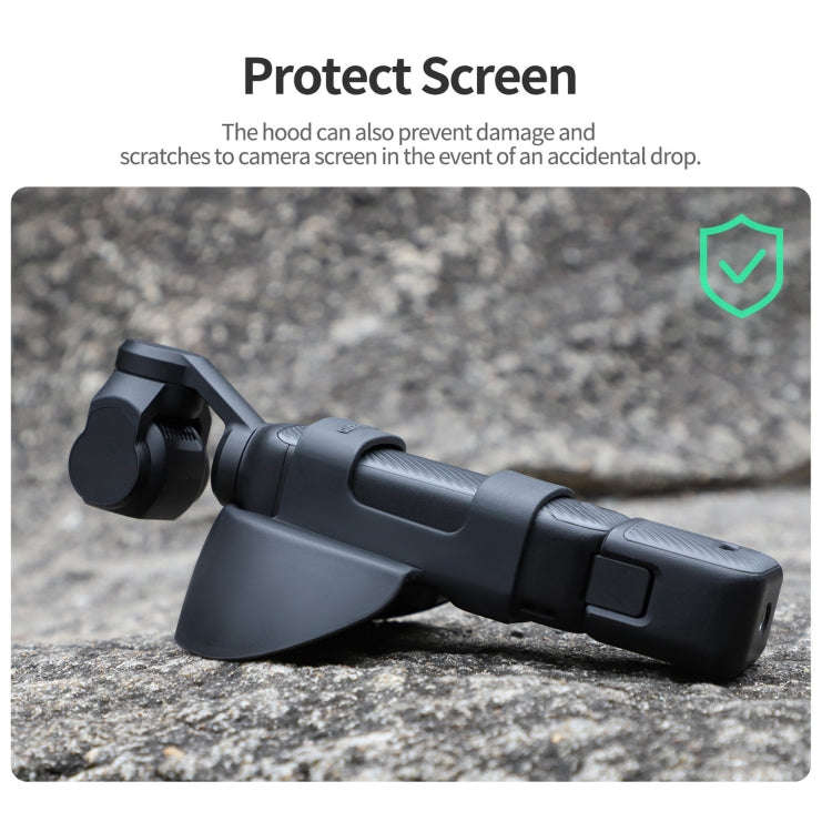 For DJI OSMO Pocket 3 Sunnylife Sunshade Screen Protective Cover Hood (Black)