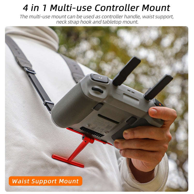 For DJI RC 2 / 1 Sunnylife ZJ764 Controller Handle Waist Support Tabletop Mount Neck Strap Hook H...