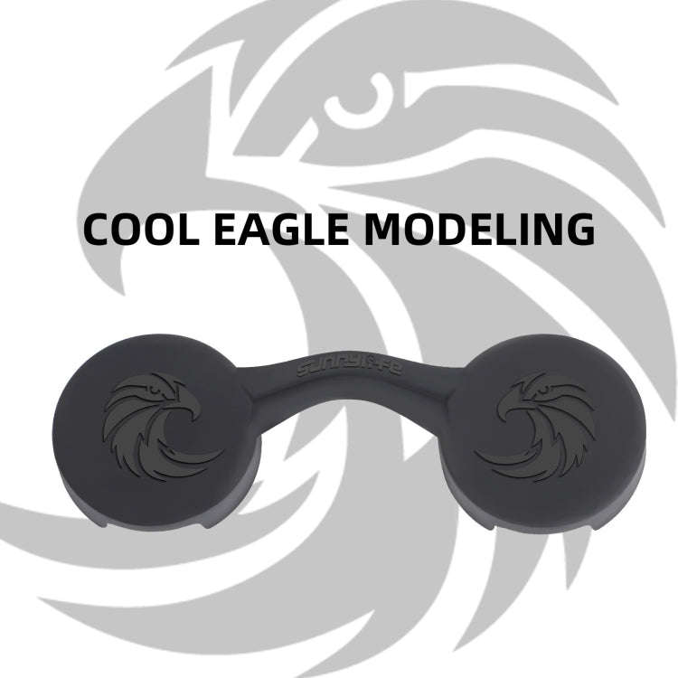 For DJI Goggles 2 / Goggles 3 Lens Cover Dust-proof VR Lens Silicone Case Soft Protector (Black)