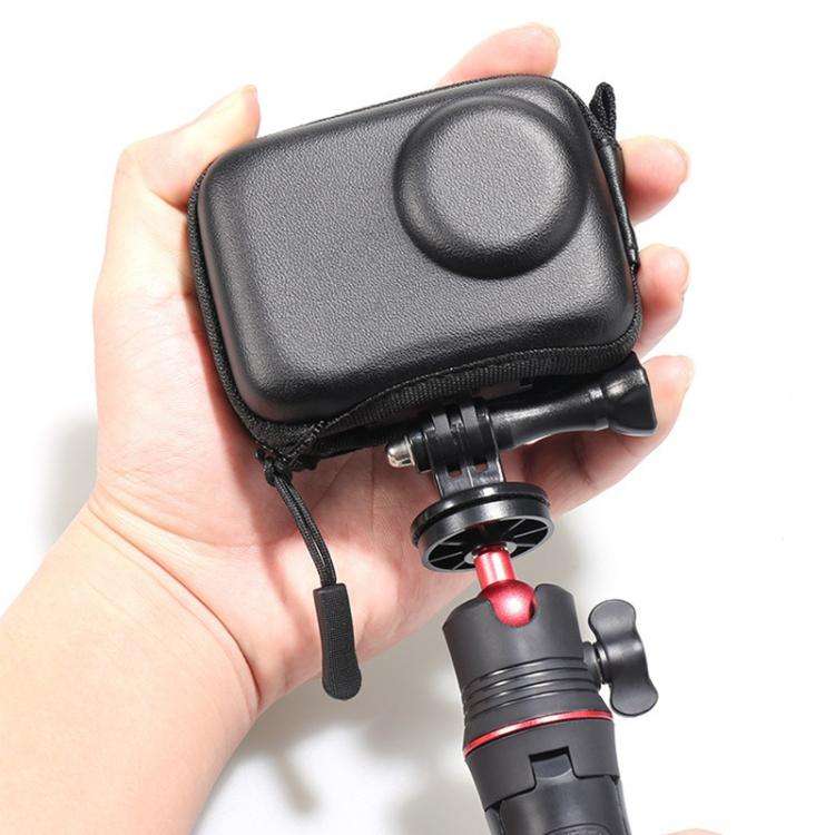 For DJI Osmo Action 5 Pro / 4 / 3 Portable Body Half Coverage Storage Box Bag (Black)