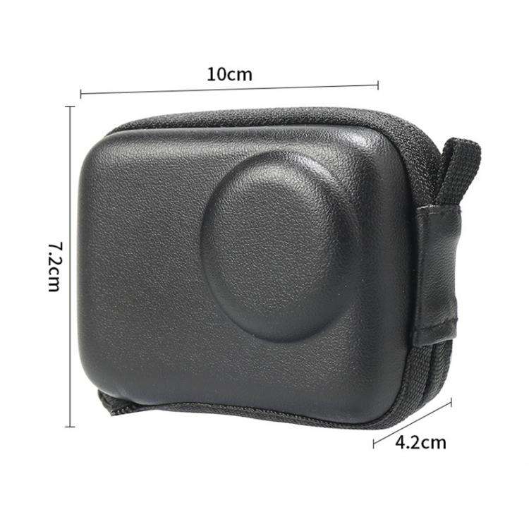 For DJI Osmo Action 5 Pro / 4 / 3 Portable Body Half Coverage Storage Box Bag (Black)