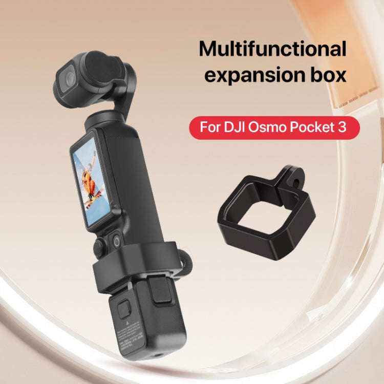 For DJI OSMO Pocket 3 Expansion Bracket Adapter (Black)