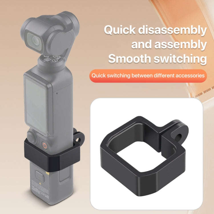 For DJI OSMO Pocket 3 Expansion Bracket Adapter (Black)
