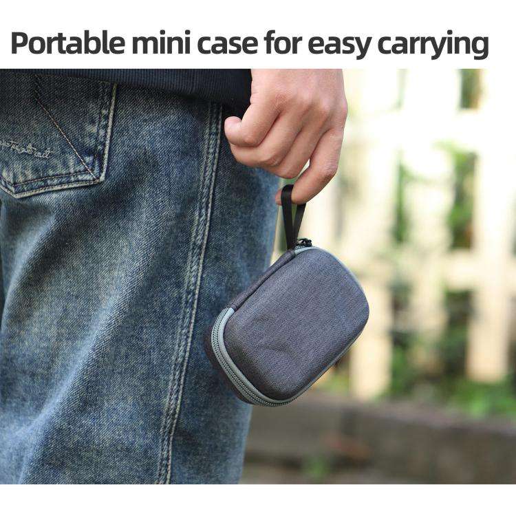 For DJI Mic Mini Sunnylife Portable Protective Box Storage Bag (Black)
