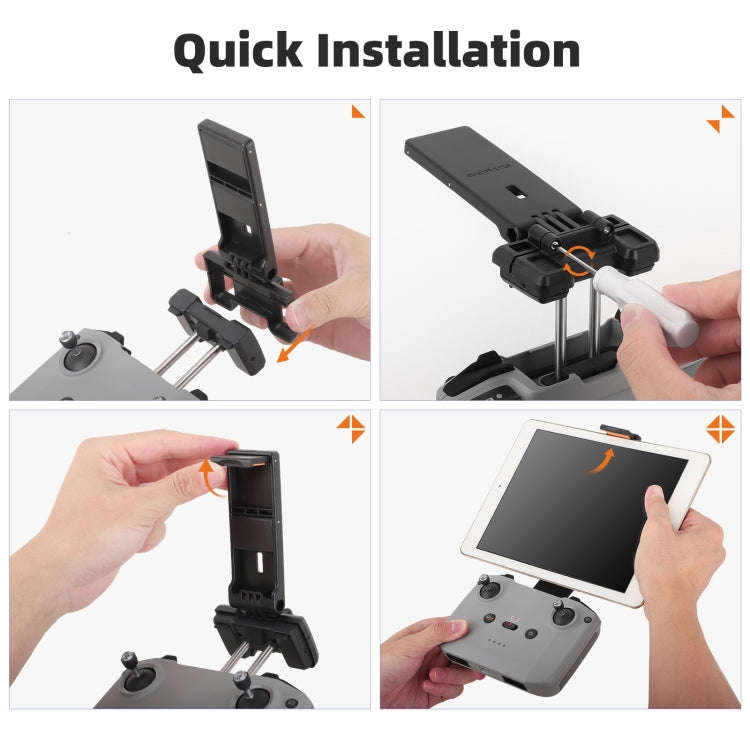 Sunnylife Remote Controller Tablet Holder Stand For DJI RC-N3 / RC-N2 / RC-N1 (Black)