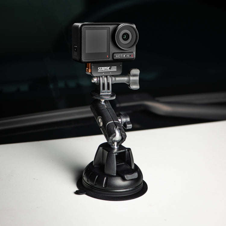 For DJI Osmo Action 5 Pro / 4 / 3 STARTRC Metal Quick Adapter Magnetic Foldable Extension Bracket...