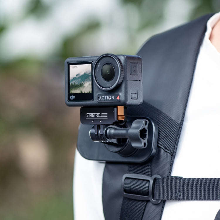 For DJI Osmo Action 5 Pro / 4 / 3 STARTRC Metal Quick Adapter Magnetic Foldable Extension Bracket...