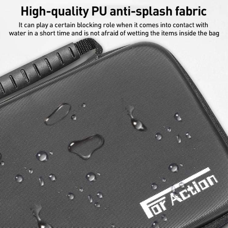 For DJI Osmo Action 5 Pro / 4 / 3 Hand Strap Shoulder Bag Camera and Accessories PU Storage Bag (...