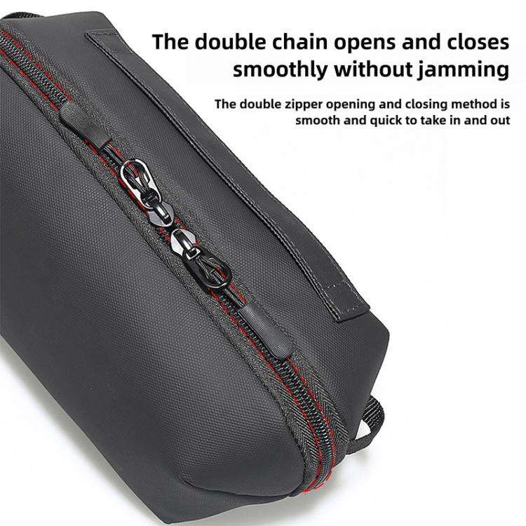 For DJI OSMO Pocket 3 Portable Carrying Case Body Storage Bag with Strap (Black)