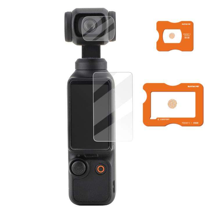 For DJI Osmo Pocket 3 Sunnylife Lens Screen Protector AR Anti-reflection Tempered Glass Film with...