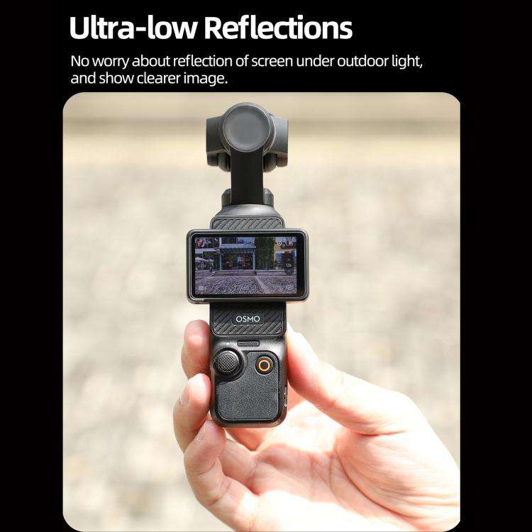 For DJI Osmo Pocket 3 Sunnylife Lens Screen Protector AR Anti-reflection Tempered Glass Film with...