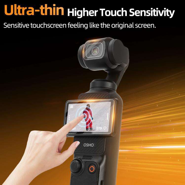 For DJI Osmo Pocket 3 Sunnylife Lens Screen Protector AR Anti-reflection Tempered Glass Film with...
