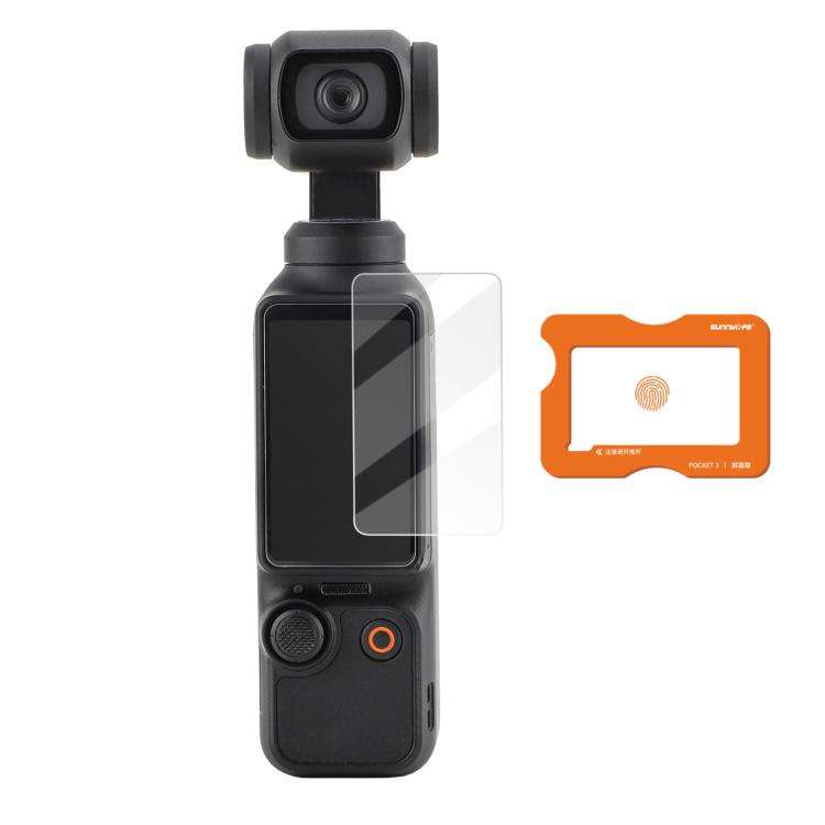 For DJI Osmo Pocket 3 Sunnylife Screen Protector AR Anti-reflection Tempered Glass Film with Film...