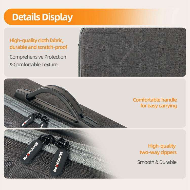 For DJI Mavic 4 Pro Sunnylife Drone Kit Carrying Case Storage Bag (Grey)