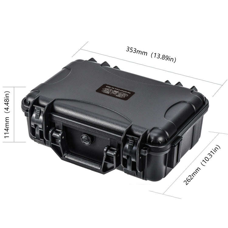 For DJI Neo STARTRC Waterproof PP Suitcase Shoulder Storage Box (Black)