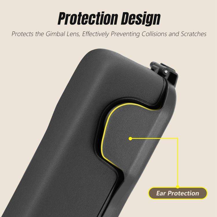 For DJI Osmo Pocket 3 STARTRC Short Type Protective Case Cover (Black)