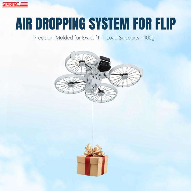 For DJI Flip STARTRC Air-Dropping System Thrower Parabolic (Grey)