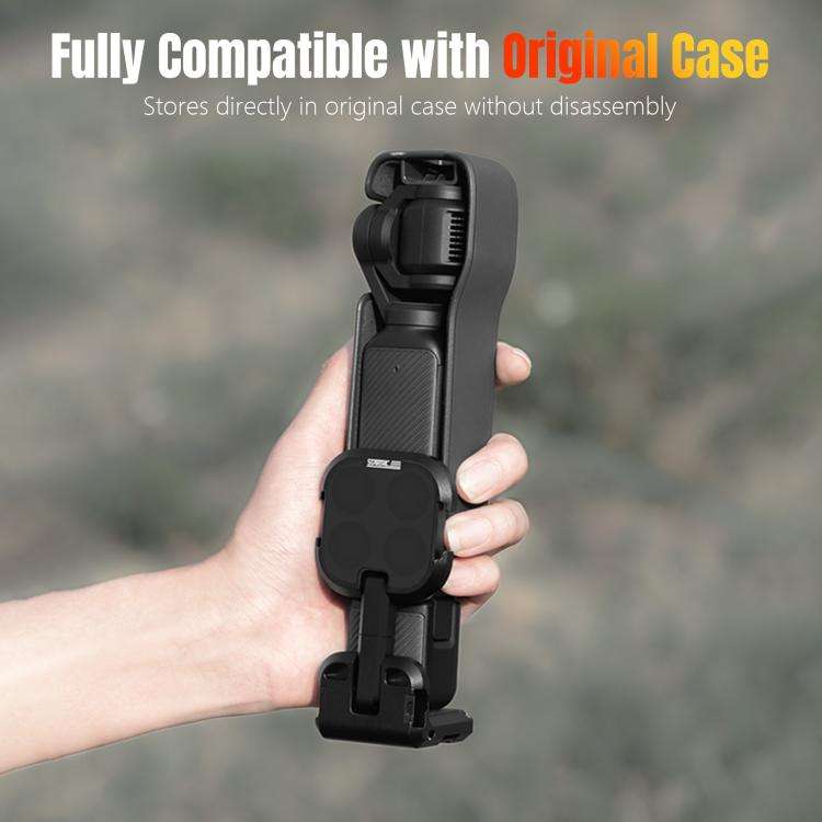 For DJI Osmo Pocket 3 STARTRC Metal L-shaped Expansion Bracket (Black)