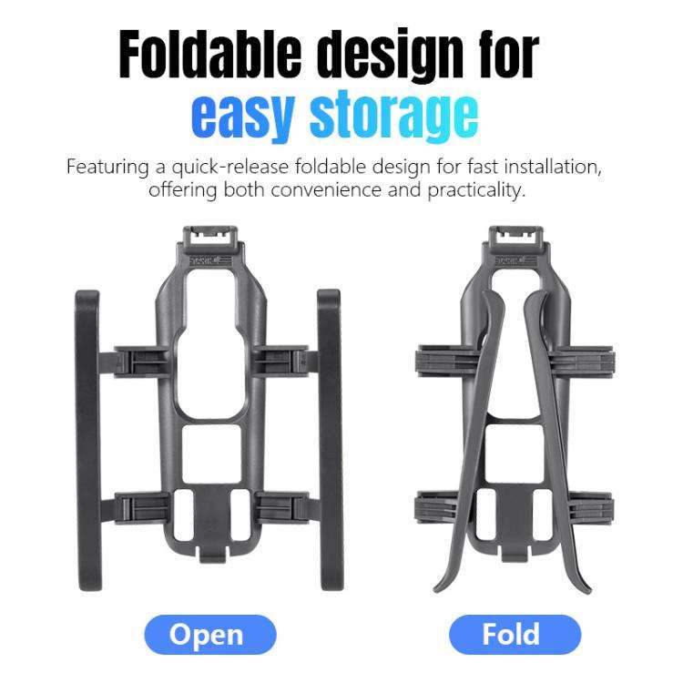 For DJI Mavic 4 Pro STARTRC Sled Anti-fall Anti-dirt Heightened Landing Gear Training Rack (Grey)