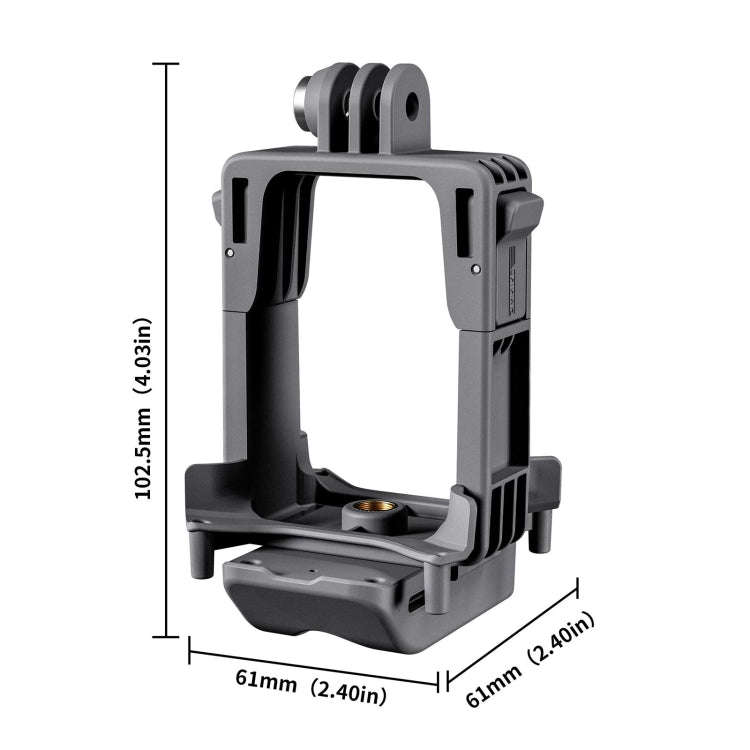 For DJI Avata 2 STARTRC Air-Dropping System Thrower Parabolic (Dark Gray)