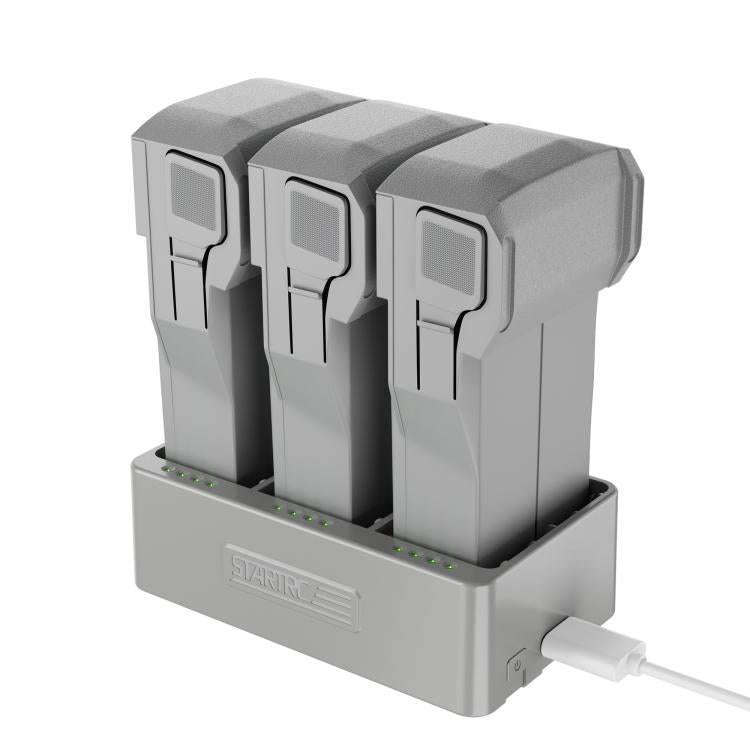 For DJI Mini 3 Pro STARTRC 3 in 1 Charging Butler Battery Charger (Grey)