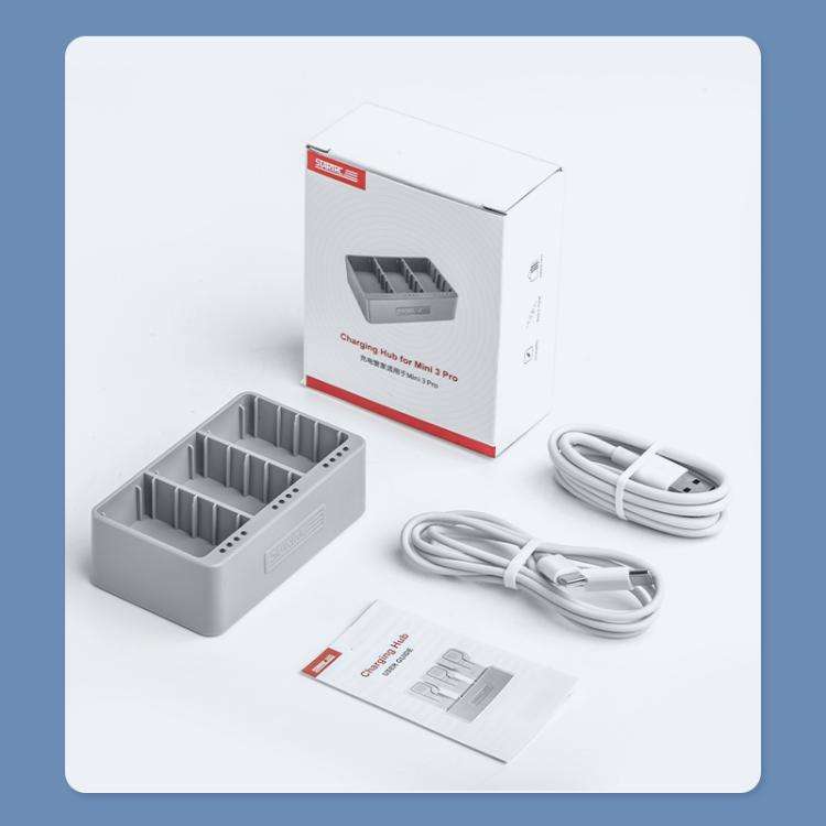 For DJI Mini 3 Pro STARTRC 3 in 1 Charging Butler Battery Charger (Grey)