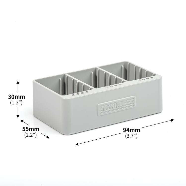 For DJI Mini 3 Pro STARTRC 3 in 1 Charging Butler Battery Charger (Grey)