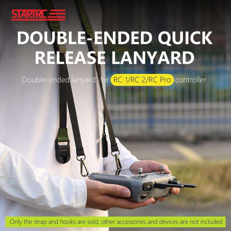 For DJI RC / RC 2 / RC Pro STARTRC QuickLink Double-Ended Neck Strap (Green)