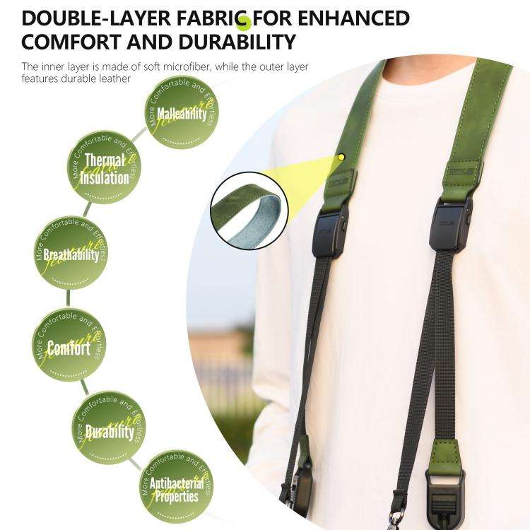 For DJI RC / RC 2 / RC Pro STARTRC QuickLink Double-Ended Neck Strap (Green)