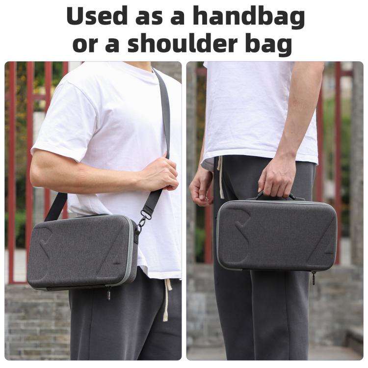 For DJI Flip Sunnylife Simple Storage Bag Shoulder Handbag (Black)