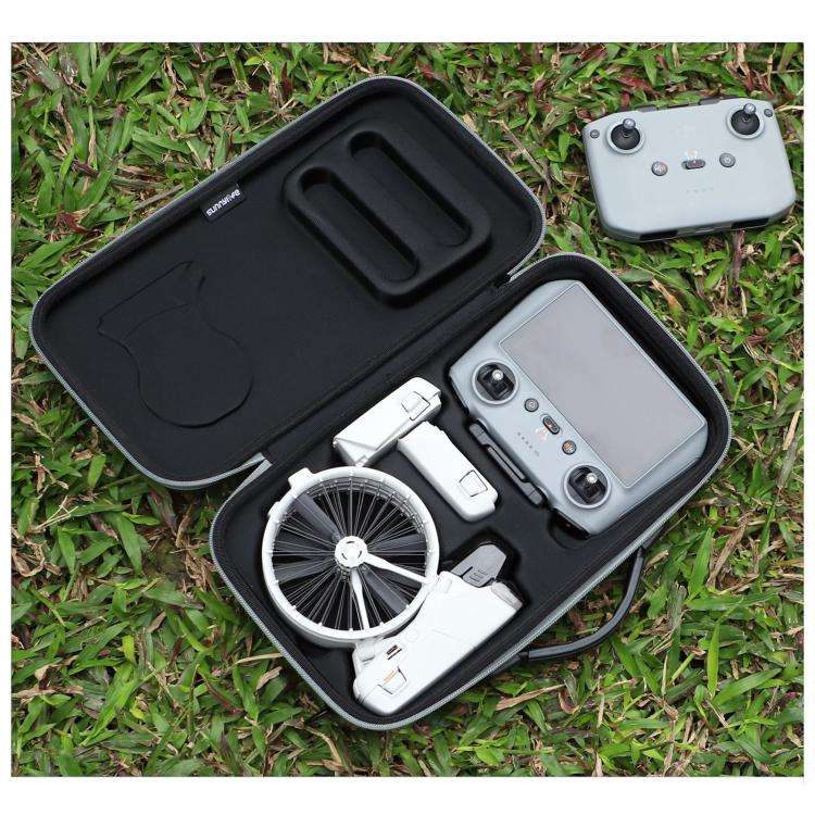 For DJI Flip Sunnylife Simple Storage Bag Shoulder Handbag (Black)
