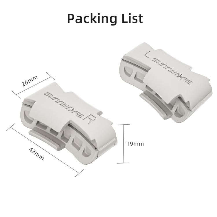 For DJI Flip Sunnylife Anti-shake Arm Buckle Fixing Integrated Buckle Quick Release Anti-Collisio...