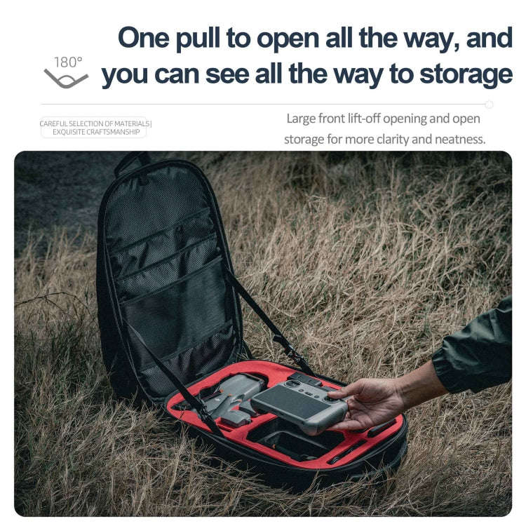 STARTRC Hard Shell Waterproof Shoulders Bag Backpack for DJI Mavic 3 Pro / Mavic 3 Classic (Black)
