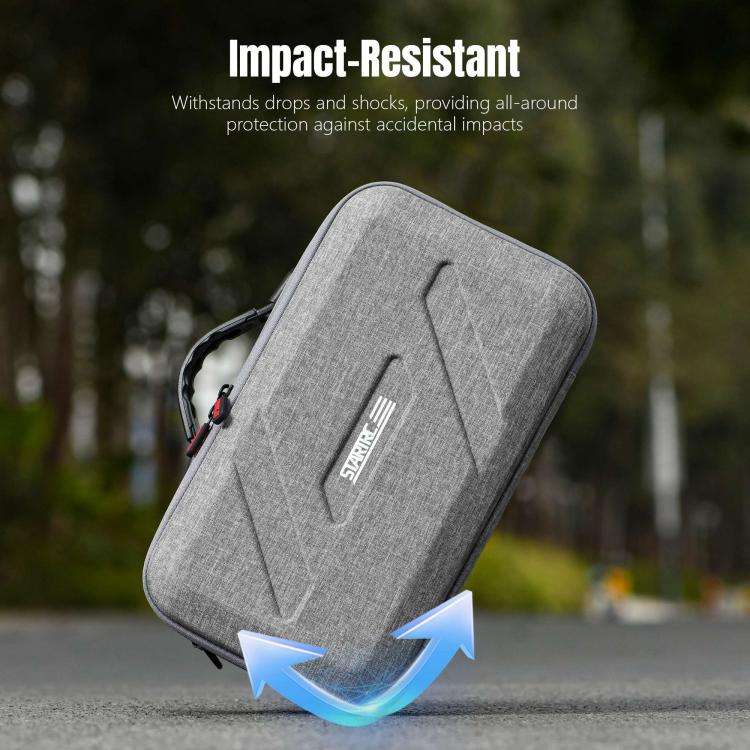For DJI Flip STARTRC Shoulder Storage Bag Integrated Handbag (Grey)