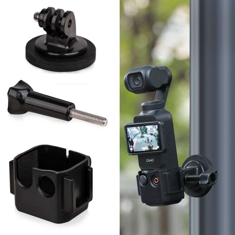 For DJI OSMO Pocket 3 Protection Frame with Magnetic Base (Black)