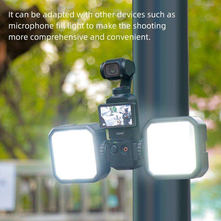 For DJI OSMO Pocket 3 Protection Frame with Magnetic Base (Black)