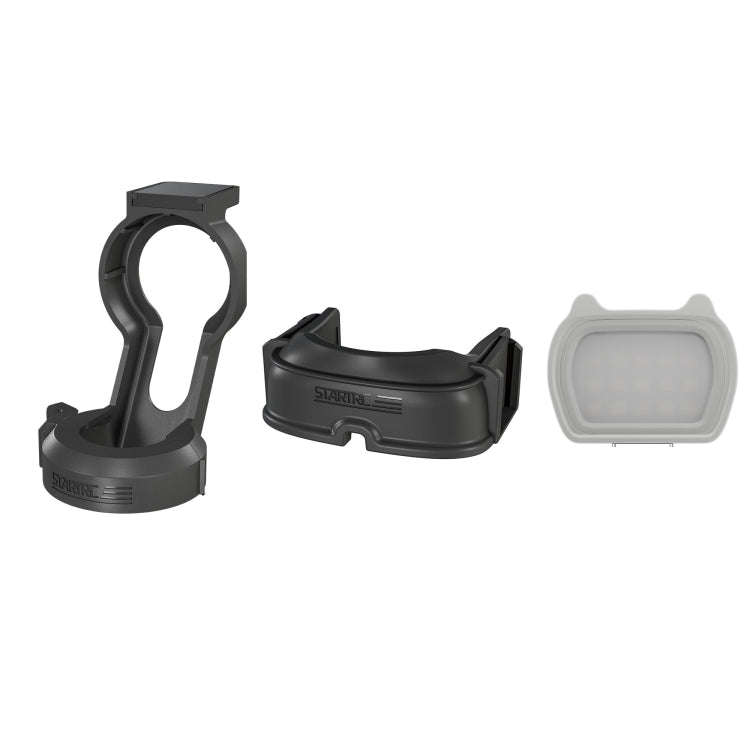 For DJI Pocket 3 STARTRC Cat-ears Magnetic Fill Light  with Holder Clip Kit (Grey)