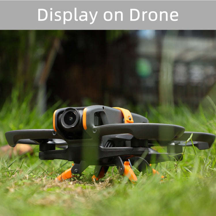 For DJI AVATA 2 Sunnylife LG797 Landing Gear Extensions Heightened Spider Gears Support Leg (Orange)