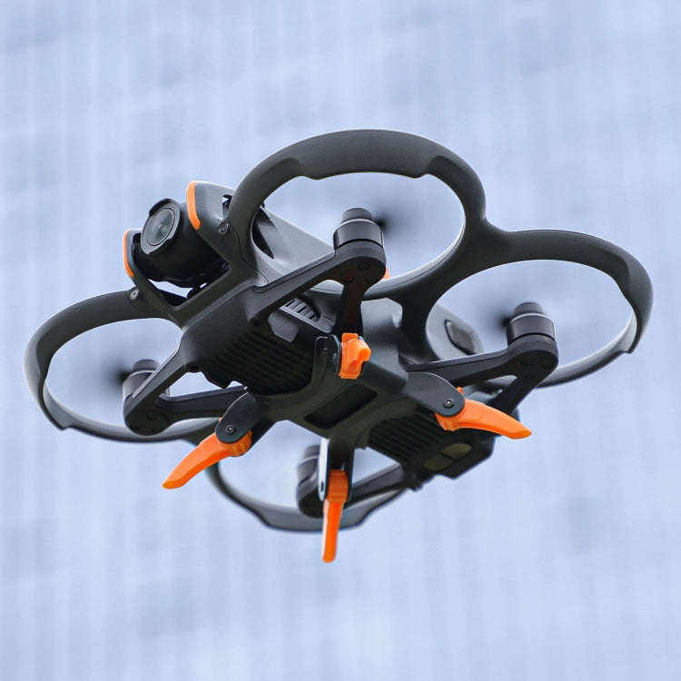 For DJI AVATA 2 Sunnylife LG797 Landing Gear Extensions Heightened Spider Gears Support Leg (Orange)
