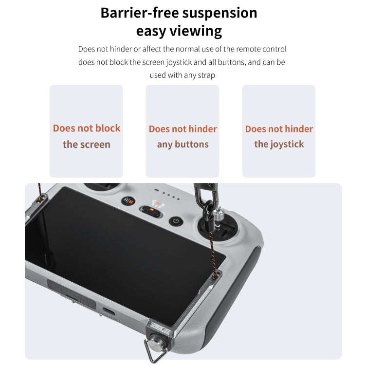 For DJI RC / RC 2 STARTRC Neck Strap Self-Balance System Kit