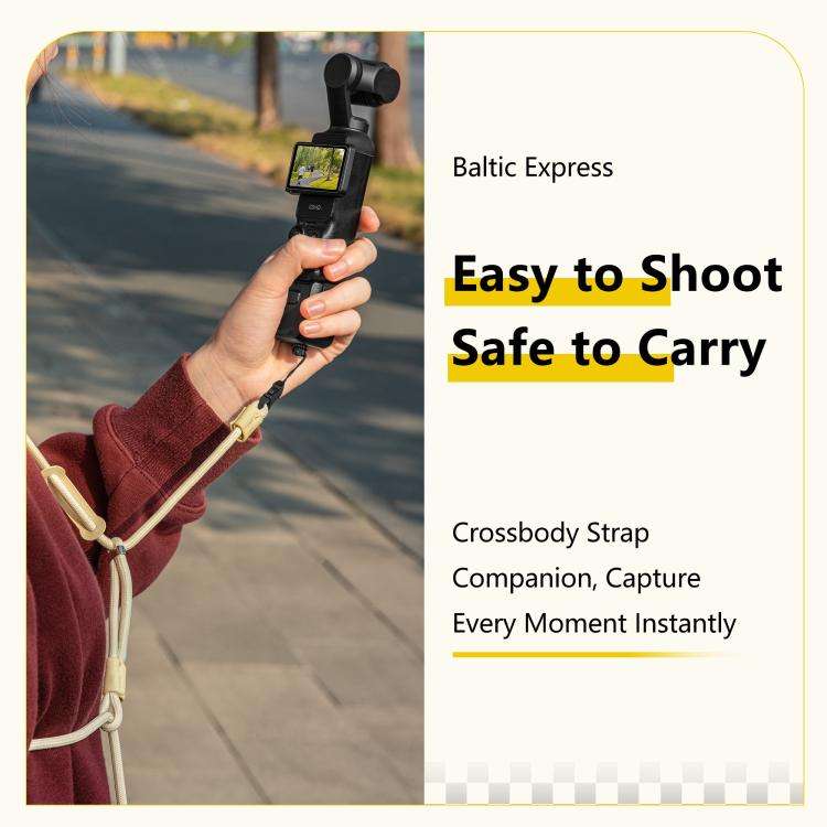 For DJI Pocket 3 STARTRC Adjustable Double-Ended Neck Strap (Yellow)