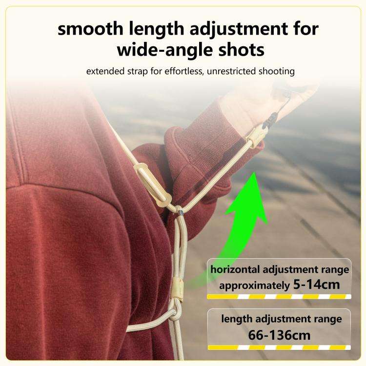 For DJI Pocket 3 STARTRC Adjustable Double-Ended Neck Strap (Yellow)