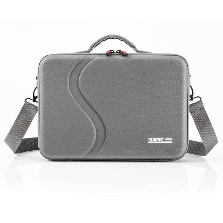 For DJI Osmo Action 5 Pro STARTRC Portable Handbag Shoulder PU Storage Bag (Dark Gray)