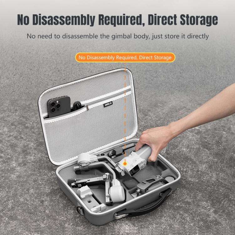 For DJI RS 4 Mini STARTRC Storage Case Box Suitcase (Dark Gray)
