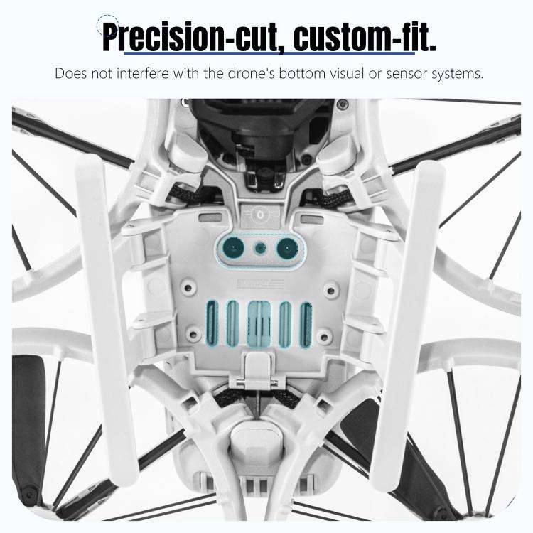 For DJI Flip STARTRC Folding Anti-fall Anti-dirt Heightened Landing Gear Training Rack (Grey)